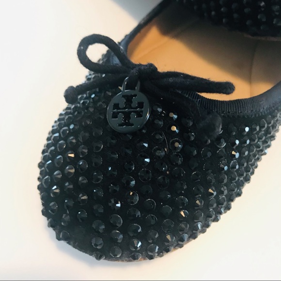 TORY BURCH | black studs on black FLATS | 9.5 - Picture 3 of 14